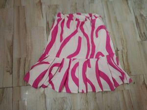 Fun Zebra Print Skirt