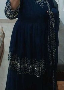 Elegant Teal Embroidered Kurta