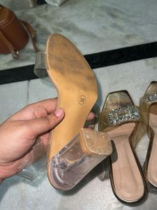 Clear Strap Heels