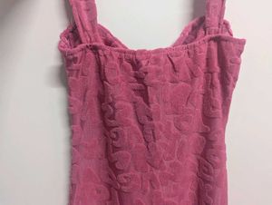 Newme Textured Typography Bodycon Dress