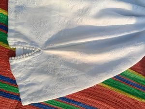 Elegant White Pearl Embellished dress