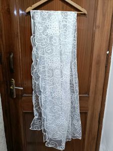 Cut Work Embroidery Dupatta