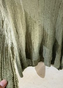 Olive Green Knit Sweater