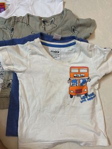 Combo 5no Boy Baby 18-24months T-shirt