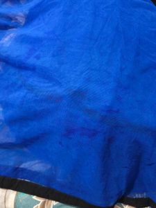 Navu Blue Anarkali Gown With Dupatta