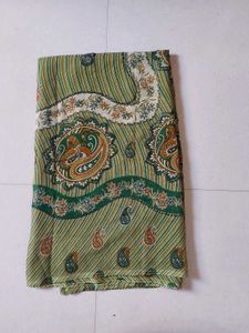 Elegant Green Paisley Saree