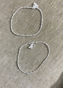 Silver Anklets (Pair)