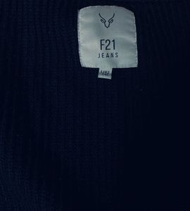 Blue Knitted jumper