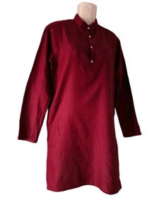 Semi Formal Maroon Kurta For Mens
