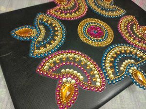 Lamp Shape Of Kundan Art