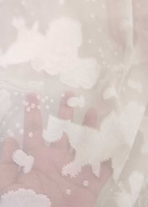 Cream Lace Dress With Empire Sleeves