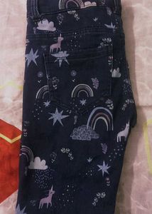 Patterned Jeans
