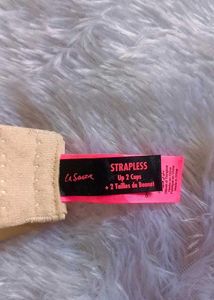 LA Senza Nude Push Ups Padded Tube Bra