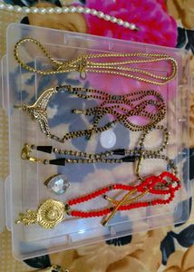 9 Necklace Nd Chain Set Combo