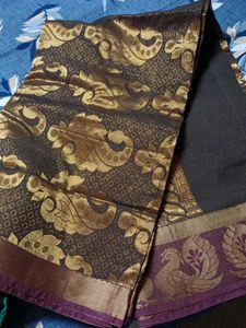 BROWN SAREE