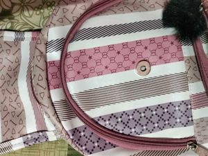 Striped Backpack
