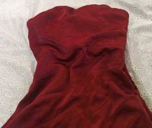 Cherry Red Tube Dress