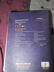 Informatics Practices with Python