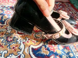 Cute black pink Mary Jane