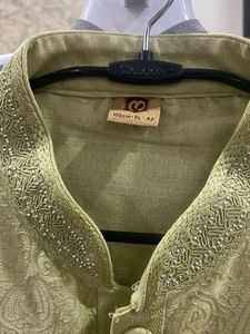 Lime Green Kurta And Pants