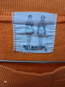 Orange Pullover Sweater