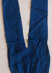 Blue Casual Pants
