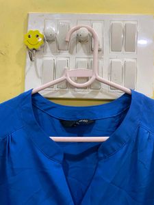 Blue Sleeveless Top Bust Till 38