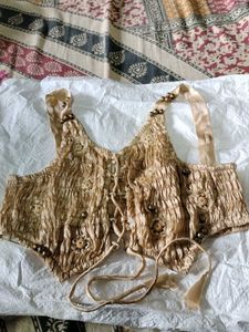 Vintage Beaded Corset Top