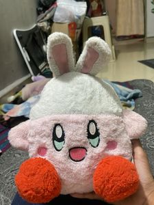 Kirby Plush with Bunny Hat