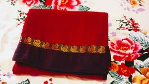 Elegant Red Saree