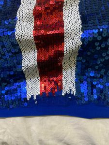 Sequin Union Jack Bodycon Dress