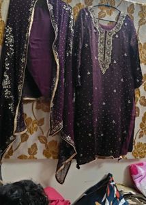 Elegant Purple Dupatta