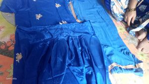 Back Nd Front Embroidery Sherwani Type Suit