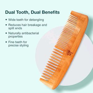 Kacchi Neem Wooden Comb