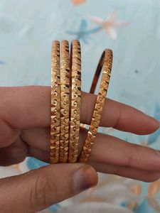 Set of 4 Gold Bangles