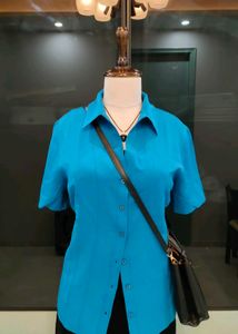 💥Price Drop💥Luxe Blue Summery Shirt