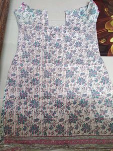 Floral Print Cotton Kurti