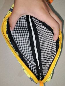 Pouch for Makeup/Stationery (Yellow)