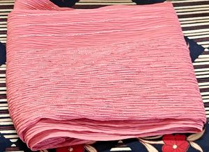 Pink georgette stole