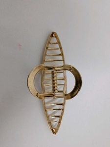 Golden Hair Claw Clip