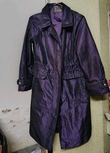 Purple Trench Coat - Women&#39;s