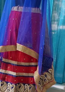 Red Lehenga Choli Set