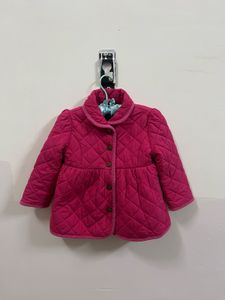 Ralph Lauren Girls Pink Quilted Barn Jacket