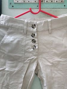 Khaki Button Front Pants❤️