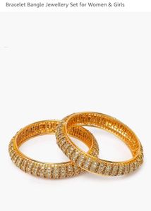 Traditional Gold Plated ✨ Bangle Set For Women👸