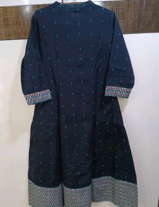 Anarkali Black Kurta