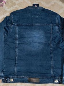 Stylish Blue Denim Jacket For men size - M