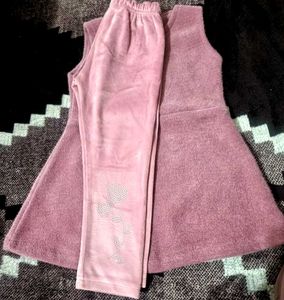 🩷 Winter Warm Dress For Baby Girl