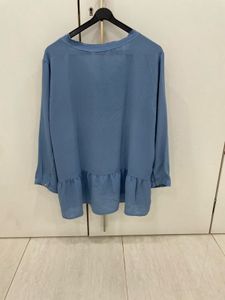 🌟 Timeless Charm: ZARA Serene Blue Tunic! 🌟