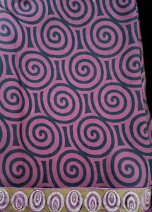 Stylish Purple Patterned Saree